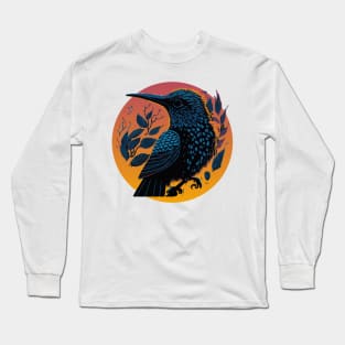 Nature Lovers - Charming Hummingbird Long Sleeve T-Shirt